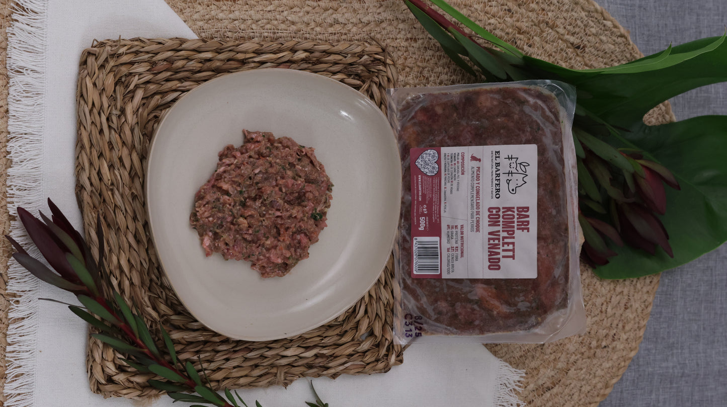 El Barfero BARF Mix con venado