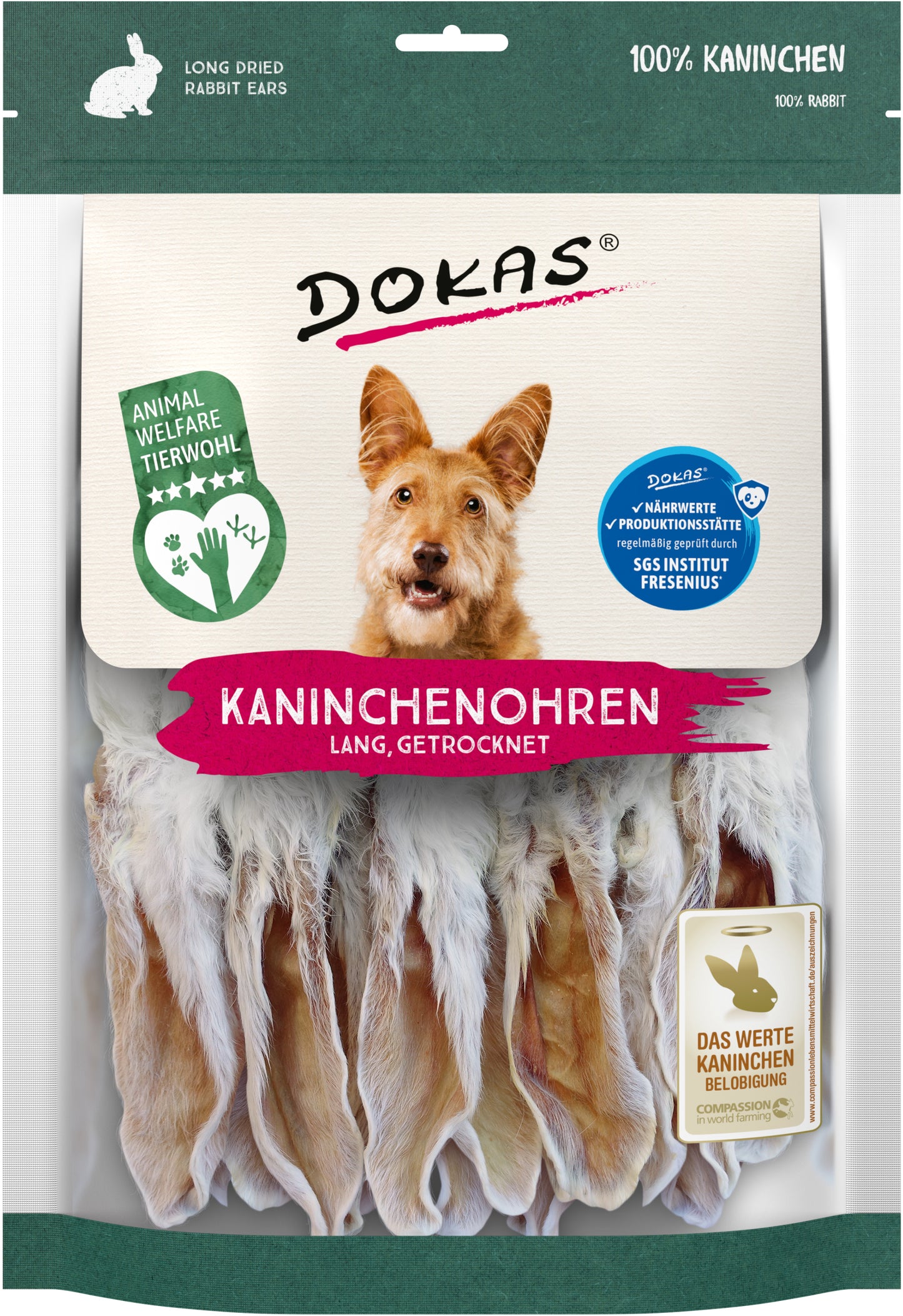 Dokas Orejas de Conejo con pelo