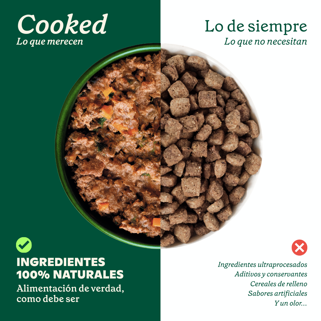 Wildbalance comida cocinada de ternera