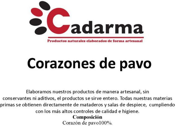 Cadarma Corazones de pavo 500g