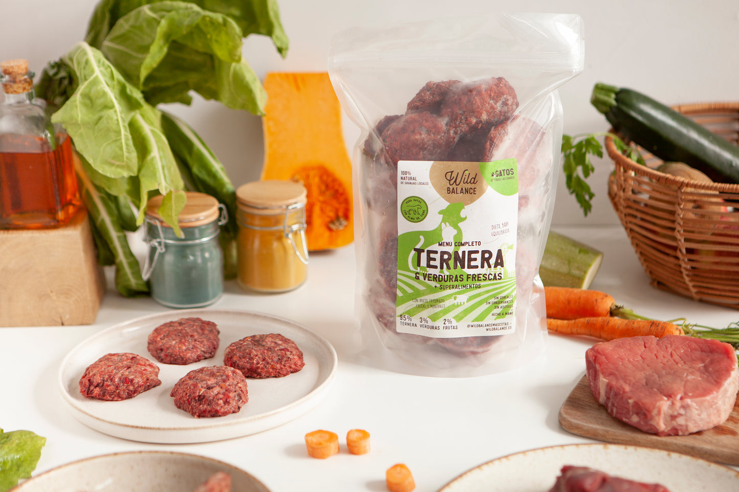 Wildbalance Menú de ternera para gatos