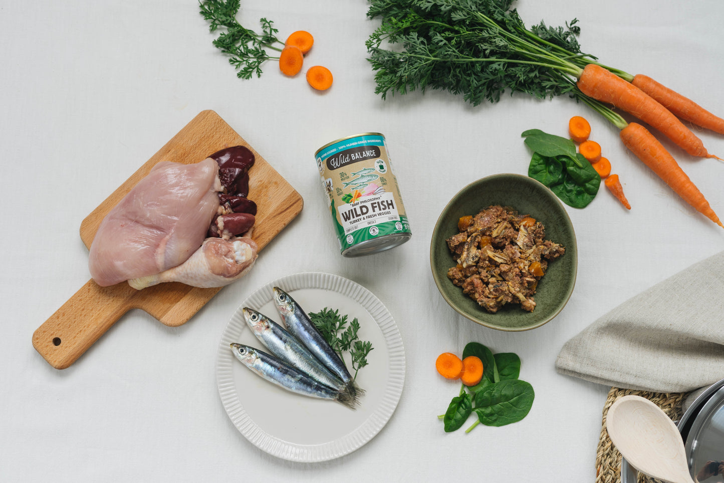 Wildbalance lata de pescado y pavo 400g