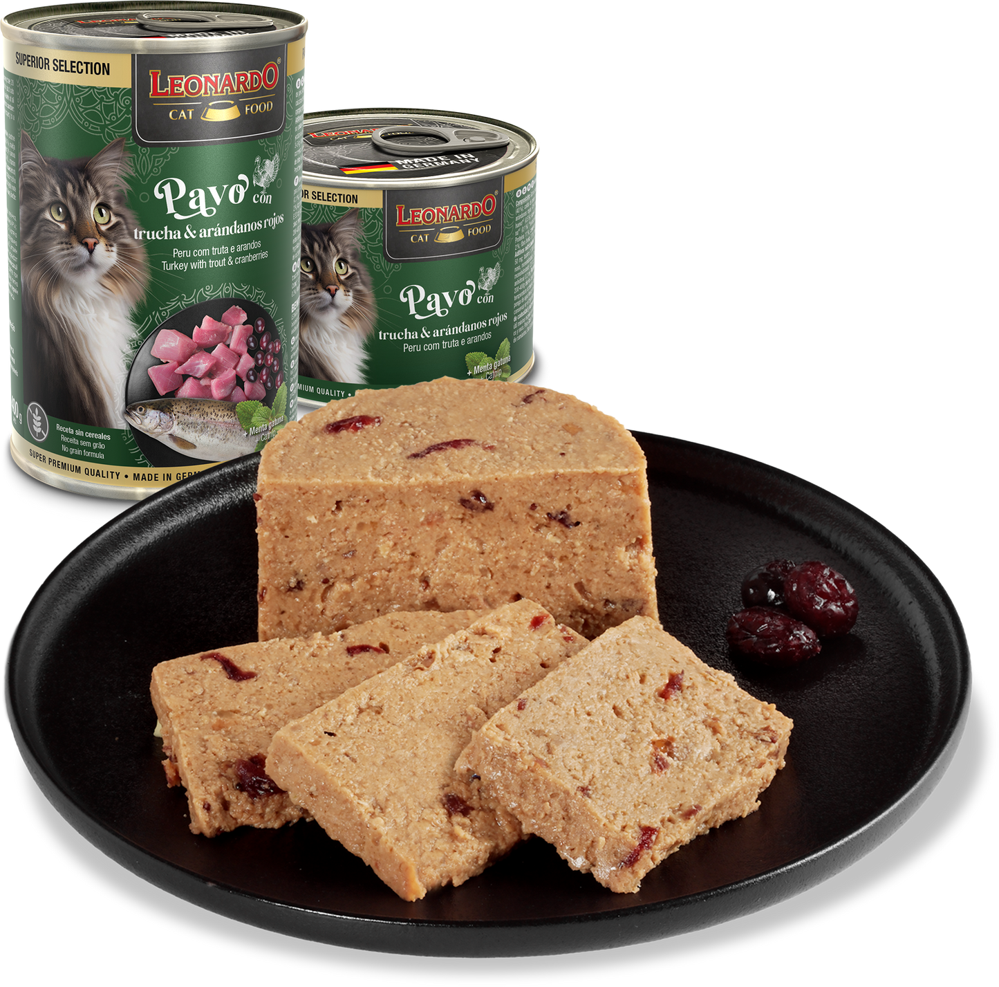 Leonardo Superior Selection Pavo, Trucha & Arándano rojo 200g