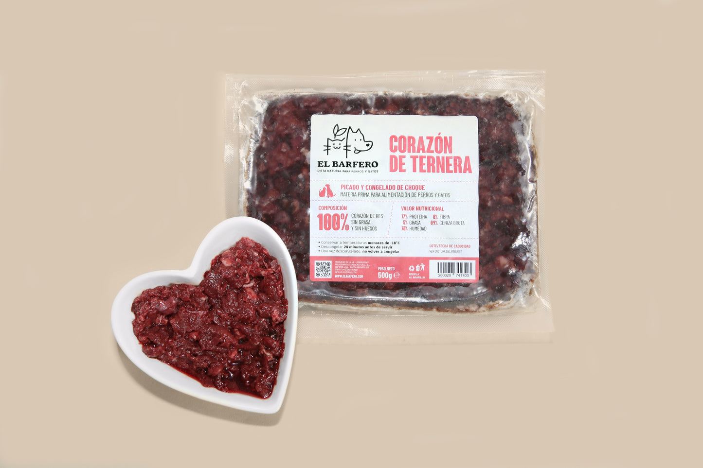 El Barfero Corazón de ternera