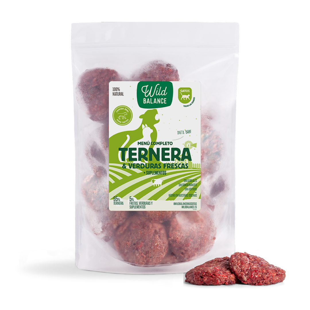Wildbalance Menú de ternera para gatos