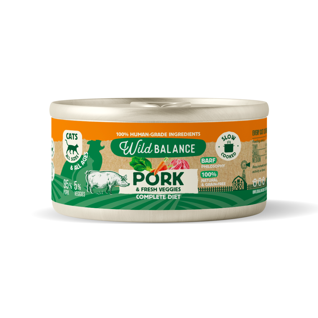 Wildbalance lata de cerdo para gatos