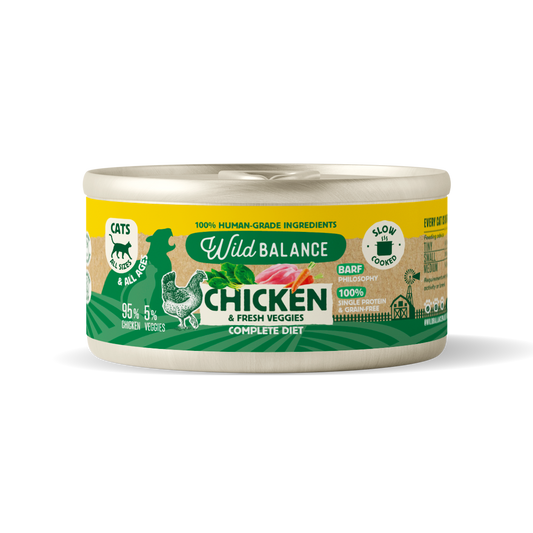 Wildbalance lata de pollo para gatos