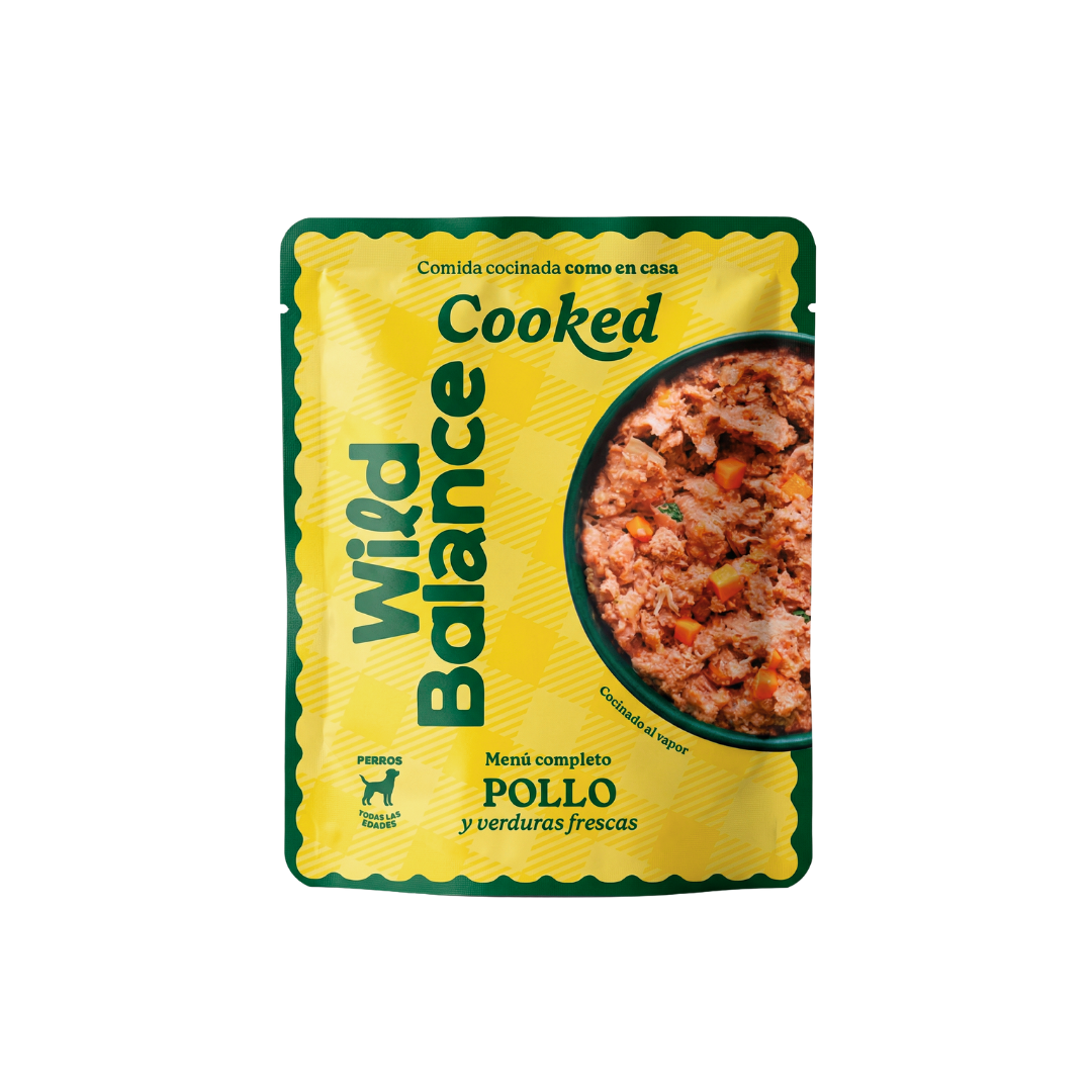 Wildbalance comida cocinada de pollo