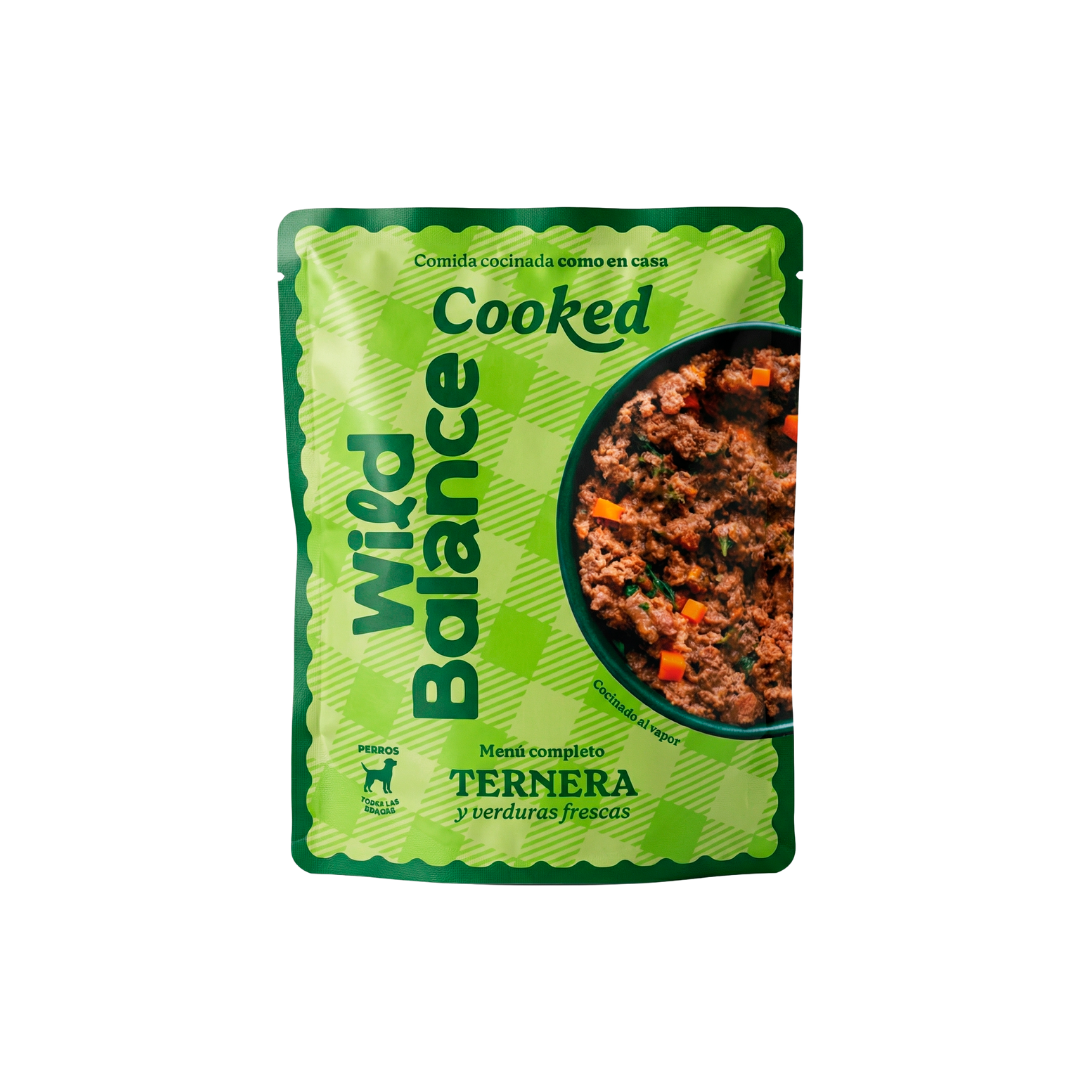 Wildbalance comida cocinada de ternera