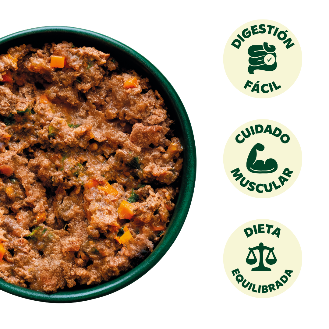Wildbalance comida cocinada de ternera