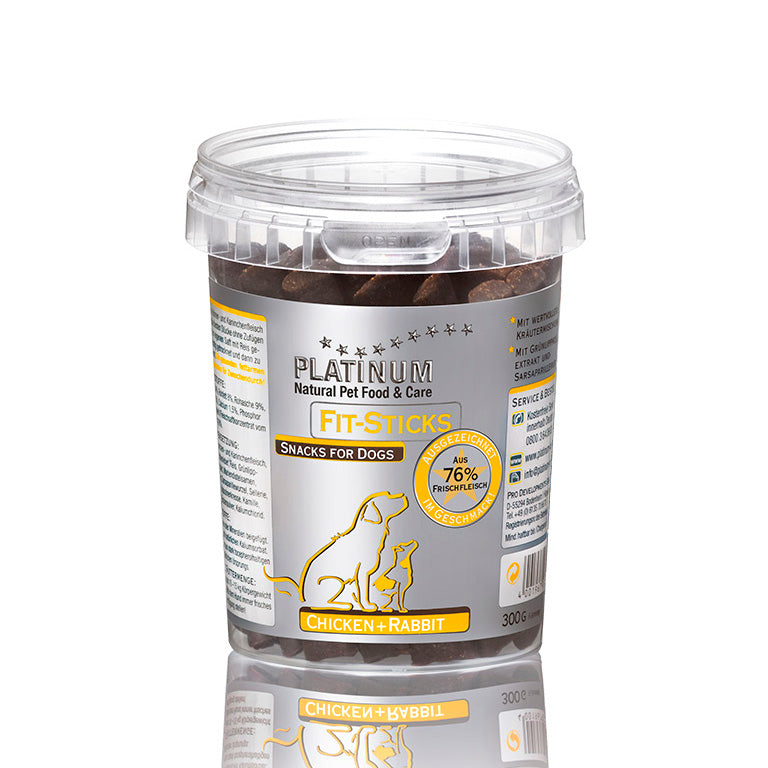 Fit-Sticks con pollo y conejo