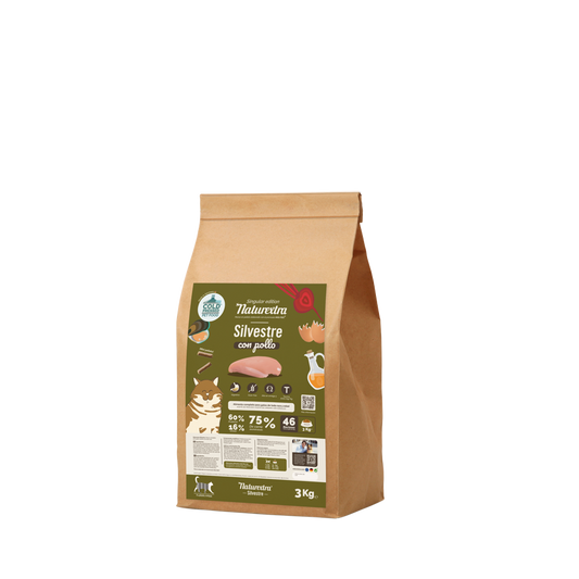 Naturextra Gatos Silvestre Pollo o Black Angus