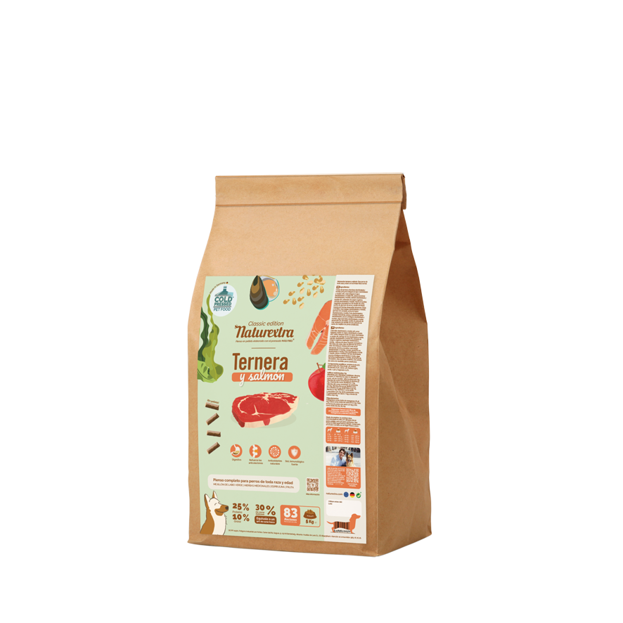 Naturextra ternera y salmón