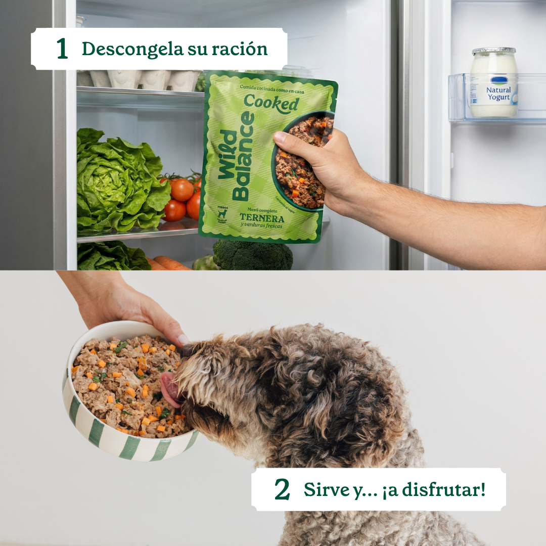 Wildbalance comida cocinada de ternera