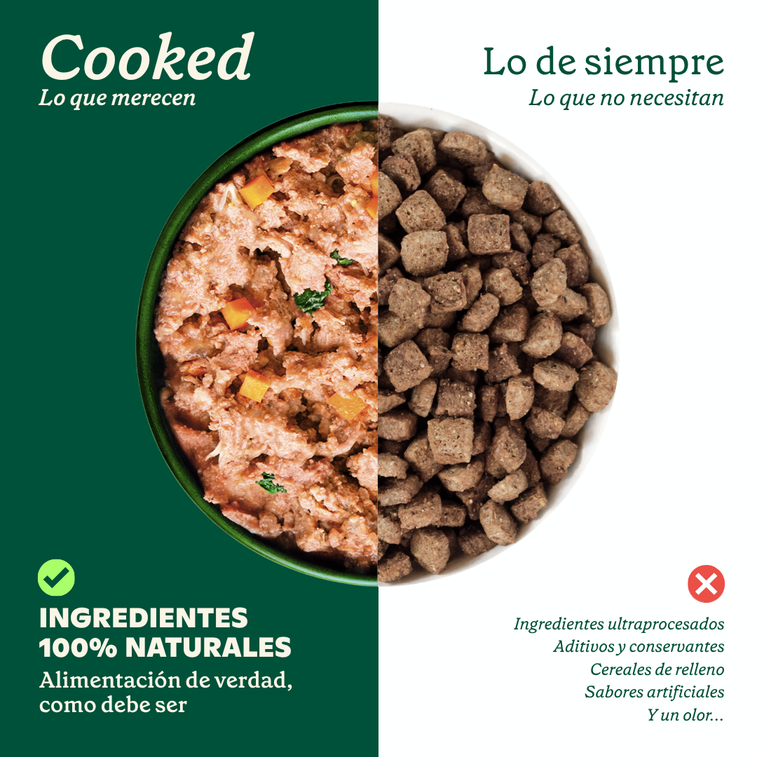 Wildbalance comida cocinada de pollo
