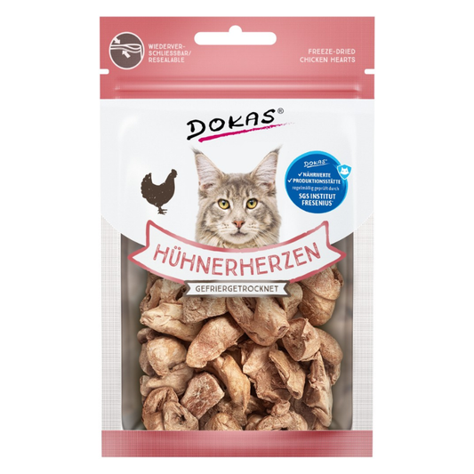 Dokas CAT Corazones de Pollo 15g