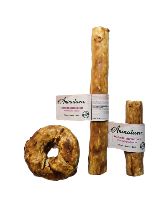 Aninatura Snack de colágeno puro de vacuno