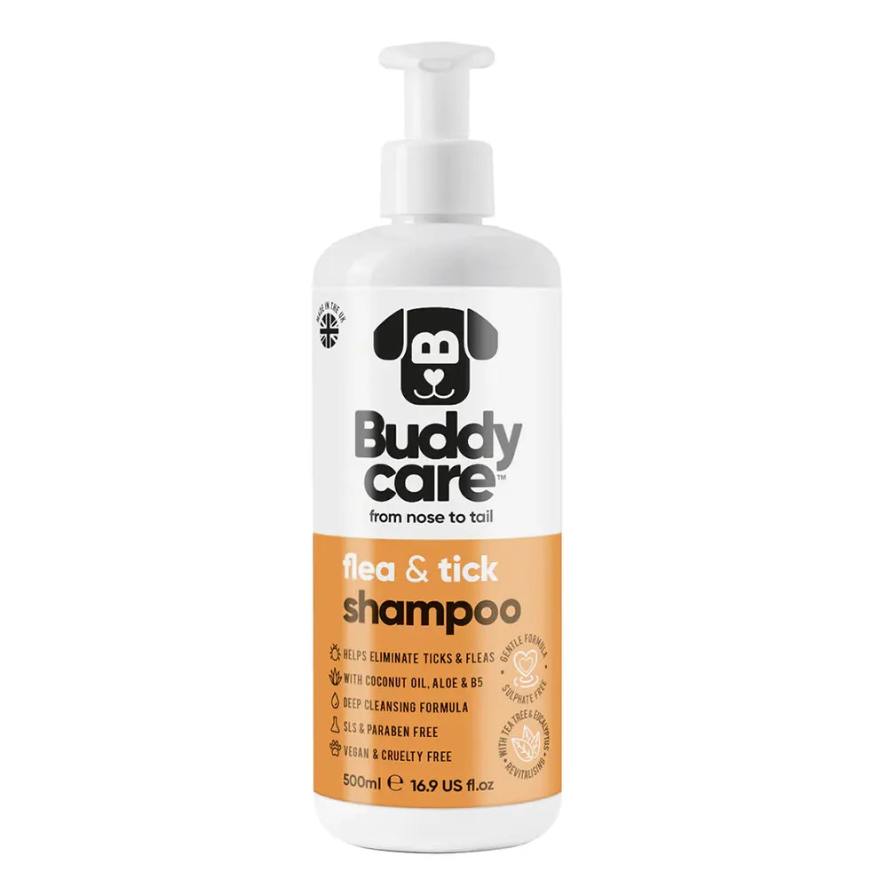 Buddycare Champú anti pulgas y garrapatas