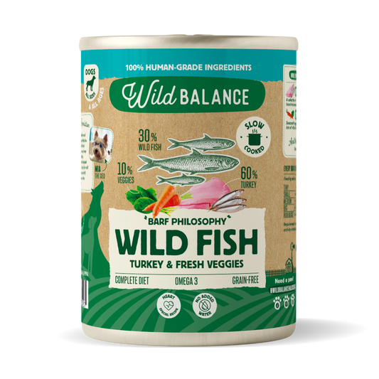 Wildbalance lata de pescado y pavo 400g