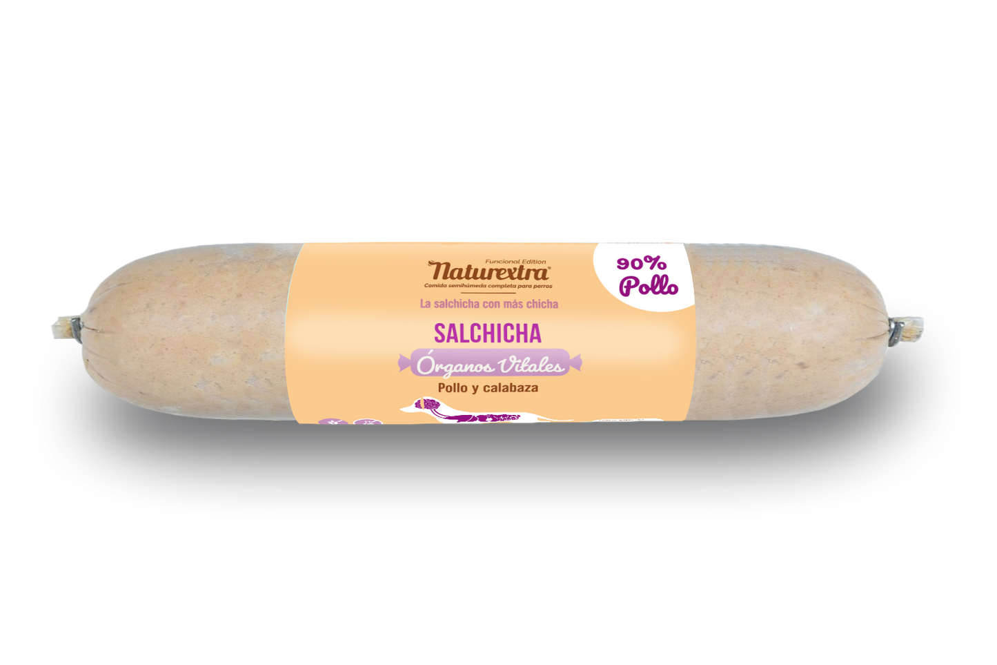Naturextra salchicha órganos vitales