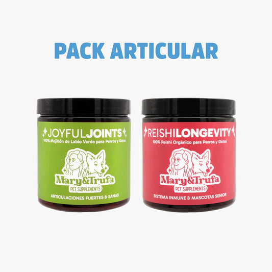 Pack Articular: Joyful Joints & Reishi - Articulaciones, antiinflamatorio y alivio del dolor