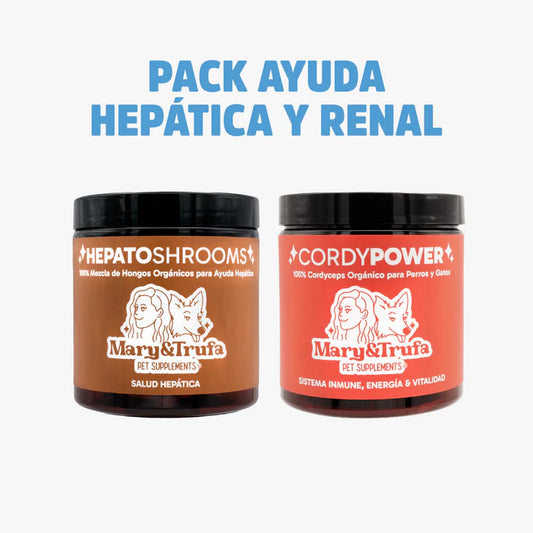 Pack Hepato Renal: Cordy Power & Hepatoshrooms - Ayuda al hígado