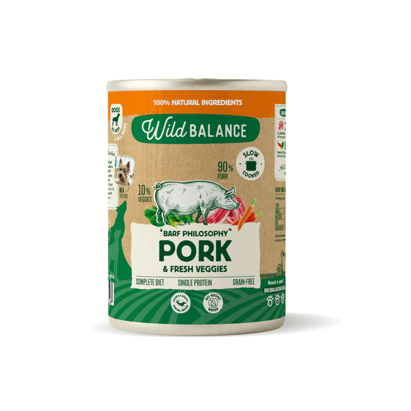 Wildbalance lata de cerdo 400g