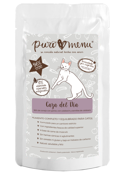 Puromenú: Menú gatos Caza del día