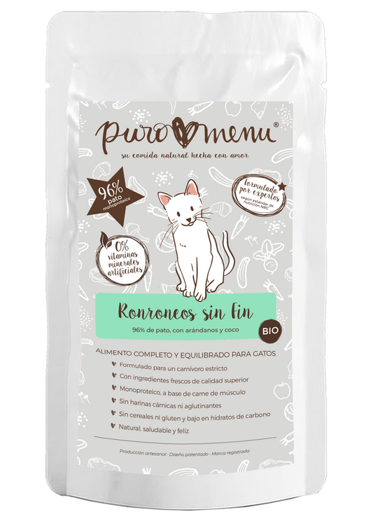 Puromenú: Menú gatos Ronroneos sin fin