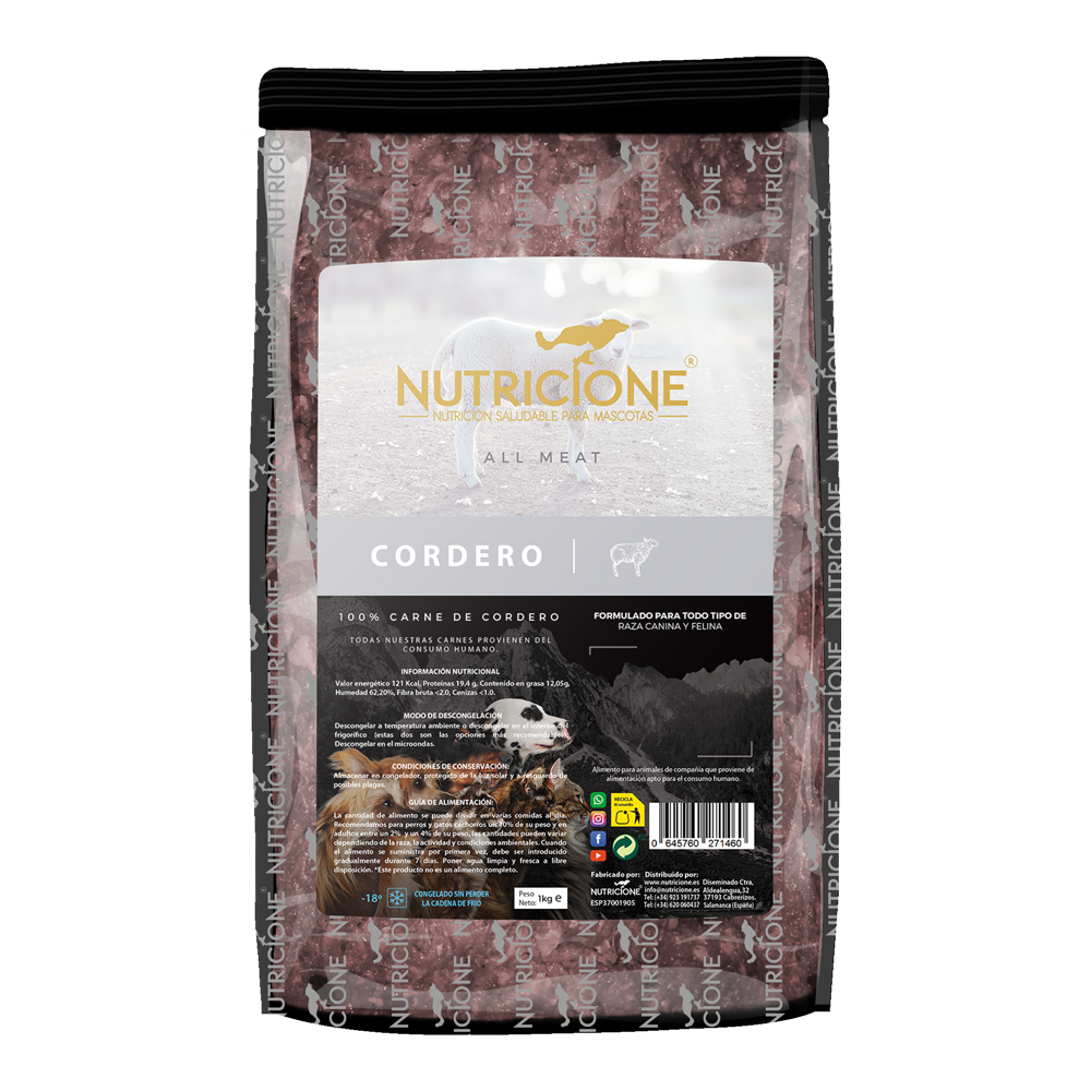 Nutricione All Meat Cordero 1kg