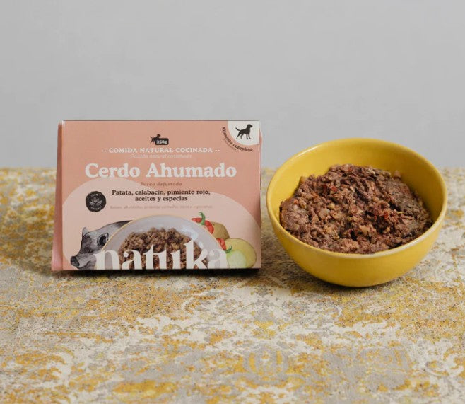 Natuka Menú cocinado de cerdo ahumado