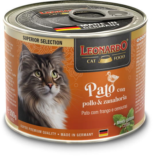 Leonardo Superior Selection Pato con Pollo & Zanahoria 200g
