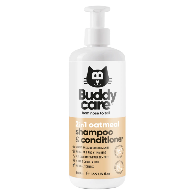 BuddyCare Champú/acondicionador para gatos
