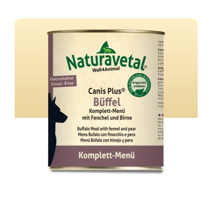 Naturavetal: Menú completo de Búfalo 800g