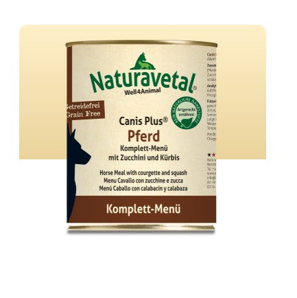 Naturavetal: Menú completo de Caballo 800g