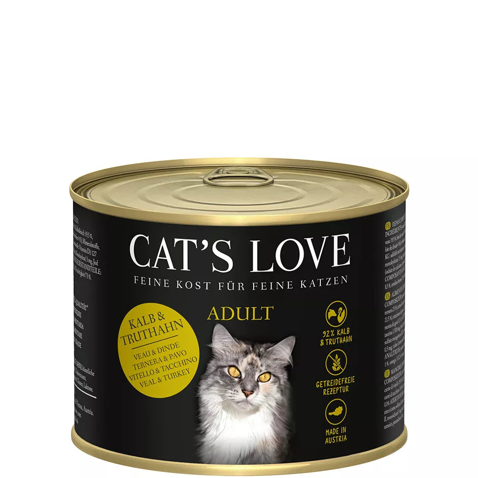 Cat's Love adulto ternera & pavo