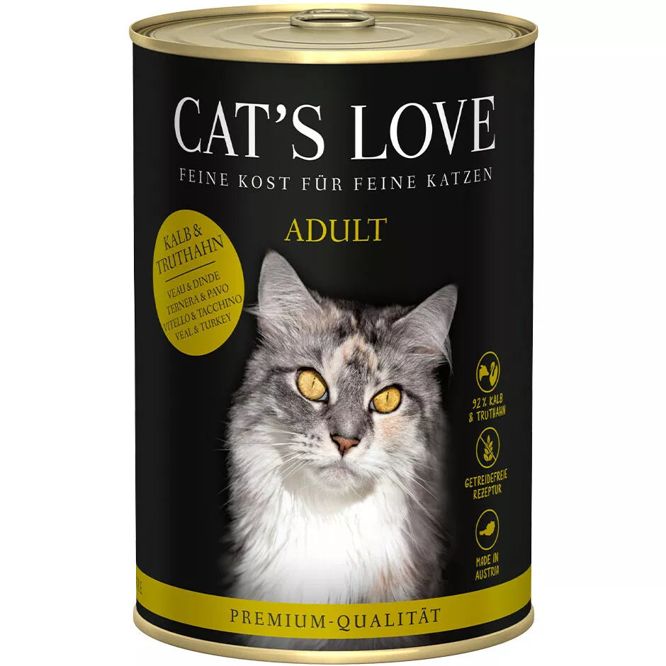Cat's Love adulto ternera & pavo