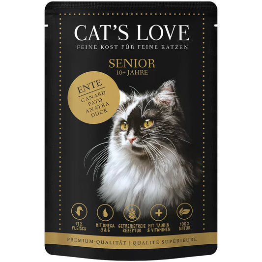 Cat's Love Senior pato 85g