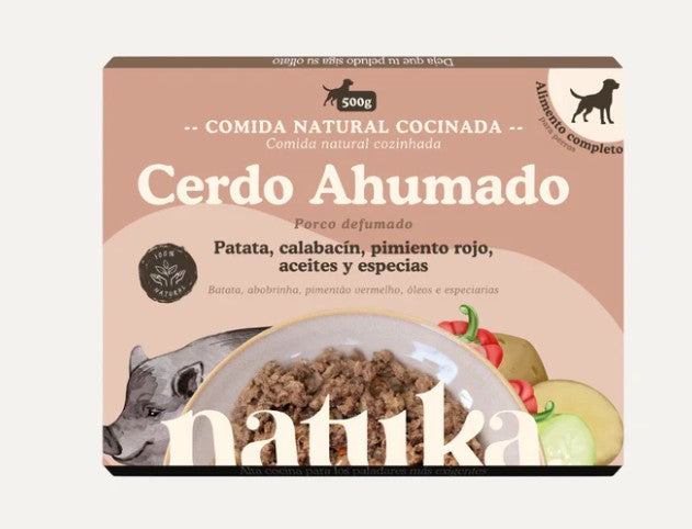 Natuka Menú cocinado de cerdo ahumado
