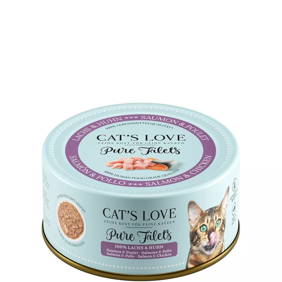 Cat's Love Filet Pollo & Salmón 100g