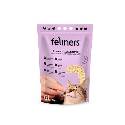 Arena de gatos FELINERS Maíz