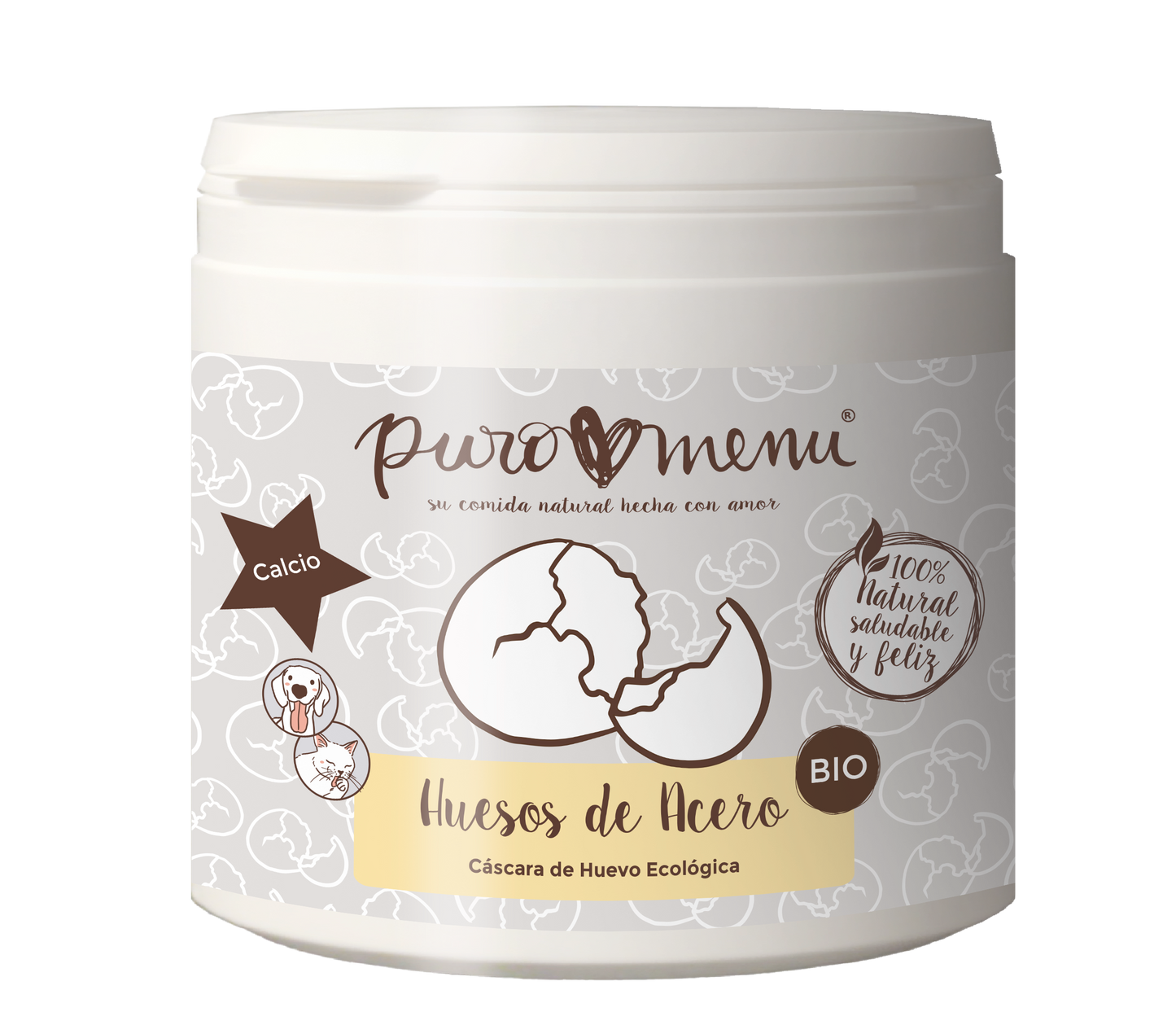Puromenú Huesos de Acero (Cáscara de Huevo BIO)