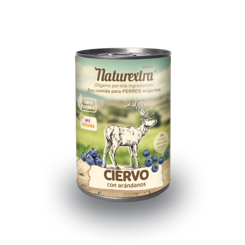 Naturextra lata ciervo 400g