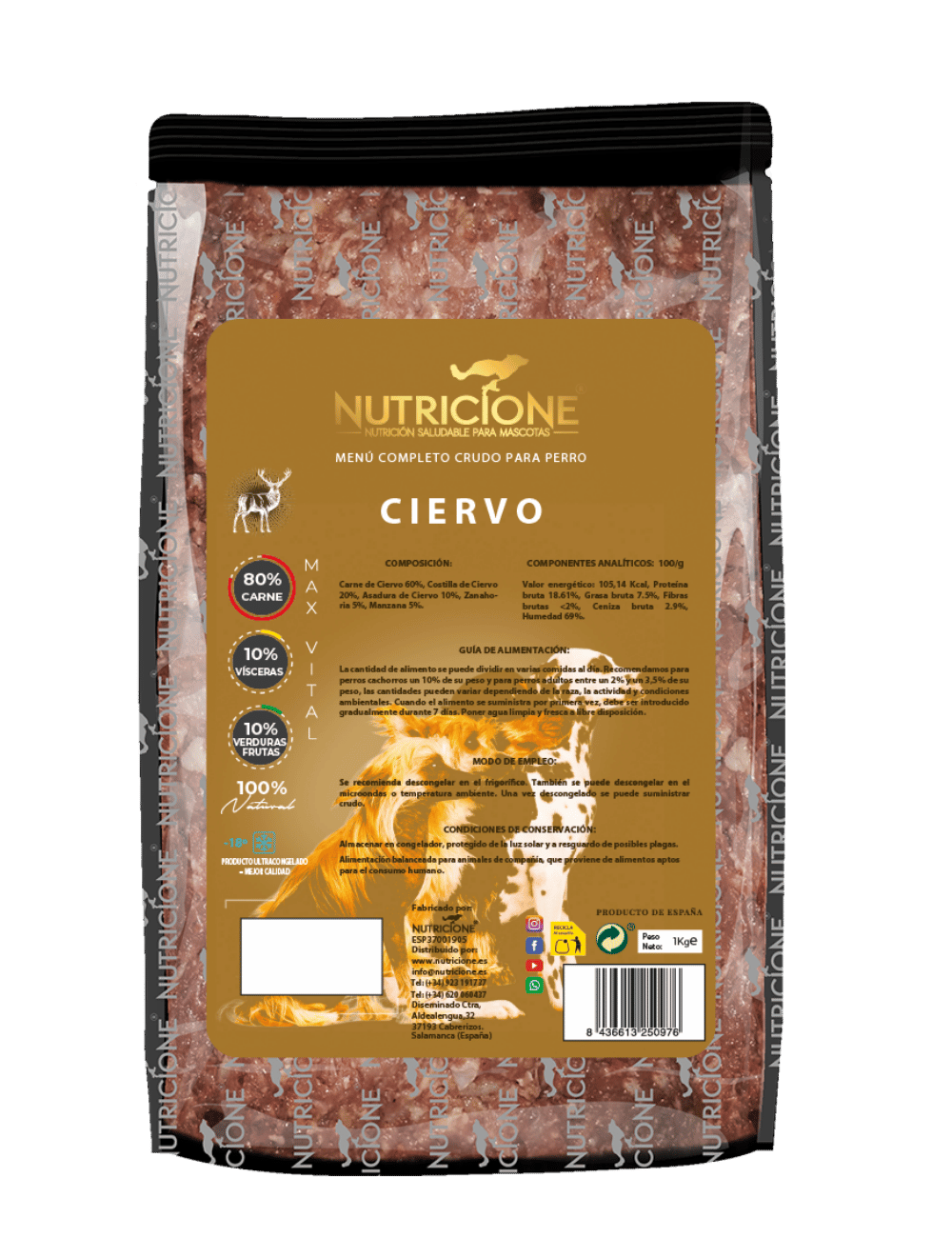 Nutricione Menú de ciervo