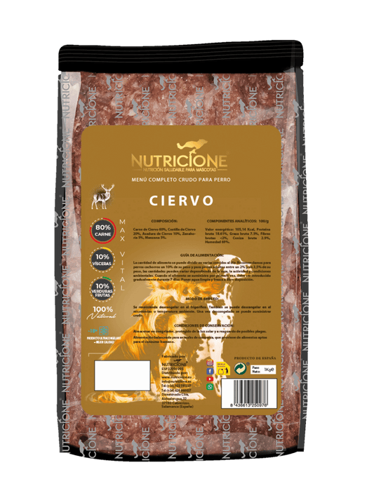 Nutricione Menú de ciervo