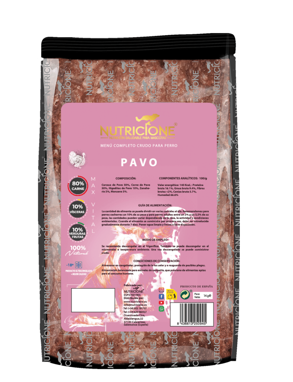 Nutricione Menú de pavo