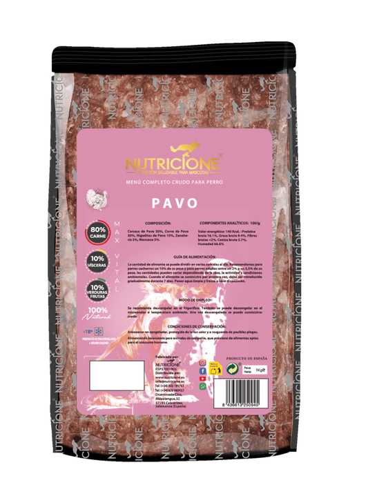 Nutricione Menú de pavo