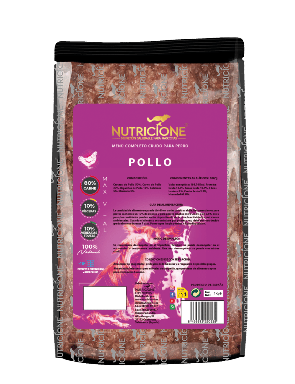 Nutricione Menú de pollo