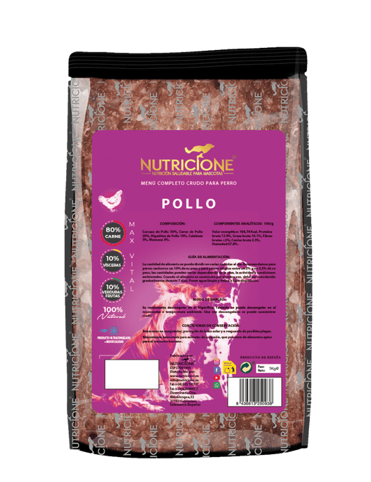 Nutricione Menú de pollo