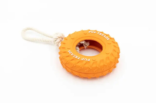 Juguete Rubber Rope Tire